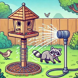 how do you keep raccoons out of bird feeders