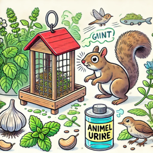 Scent Deterrents (Mint, Garlic, Animal Urine)
Success Rate: 3%
Details: The use of repellent materials containing natural scents like mint, garlic, and animal urine around feeders has been successful but less often.