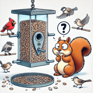 how to keep squirrels out of bird feeders