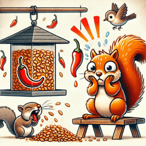 how to keep squirrels out of bird feeders