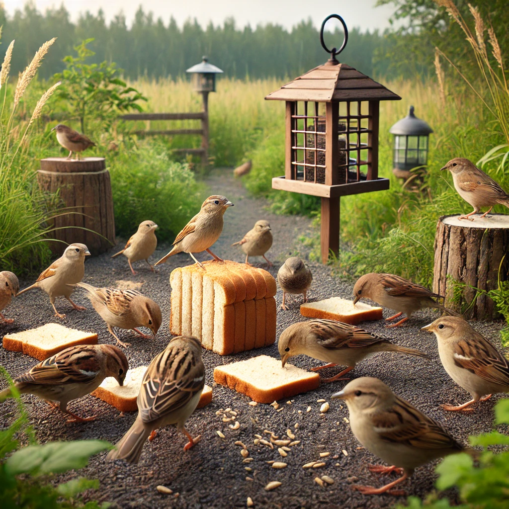 Can birds eat bread?