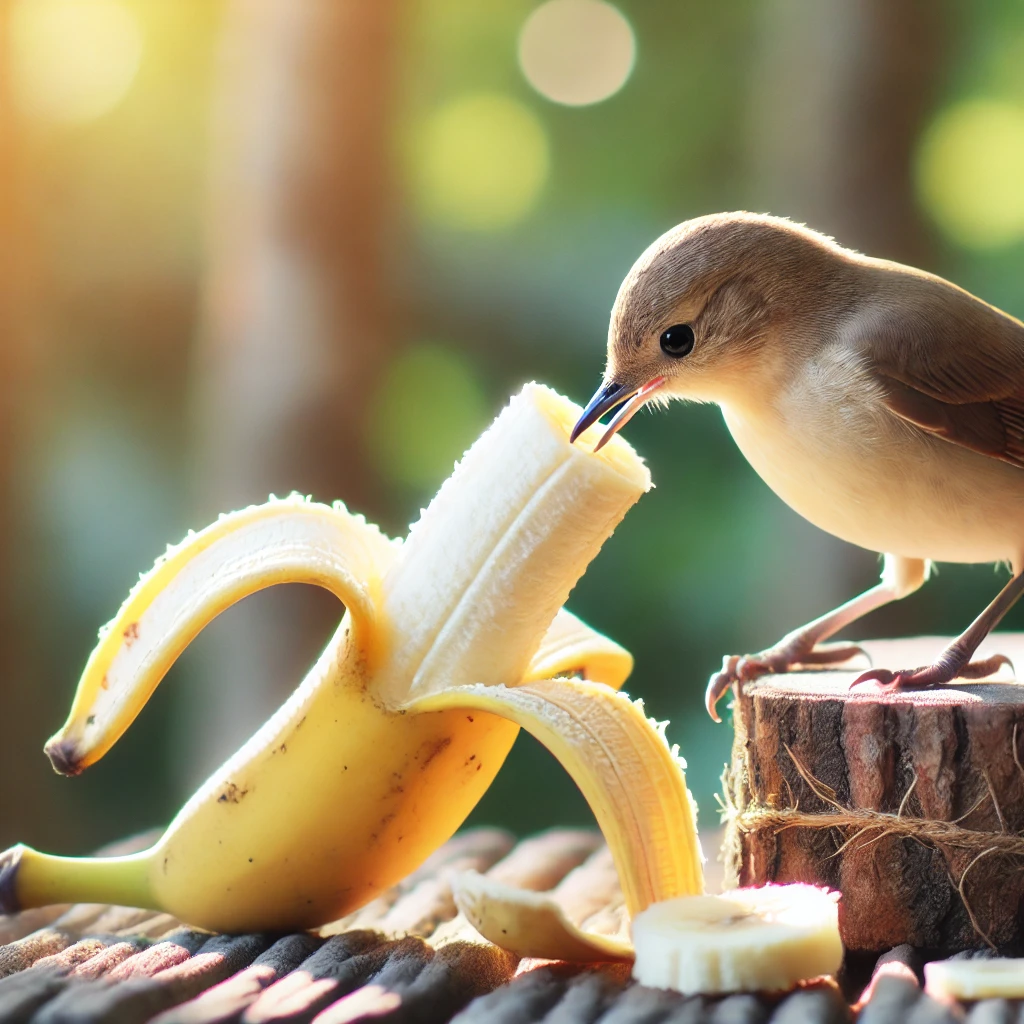 can birds eat bananas